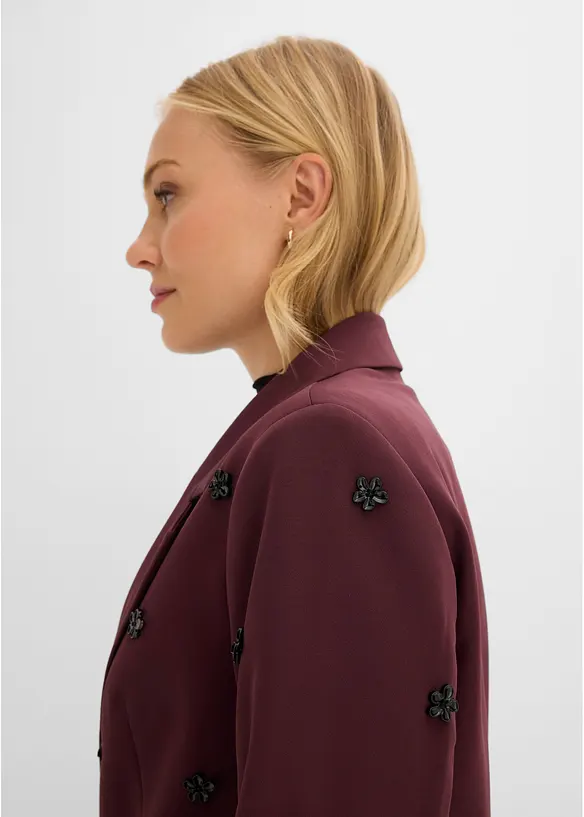 Blazer oversize con dettagli gioiello, bonprix