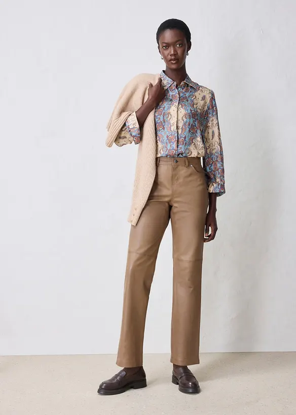 Camicia in misto seta pregiato, bonprix