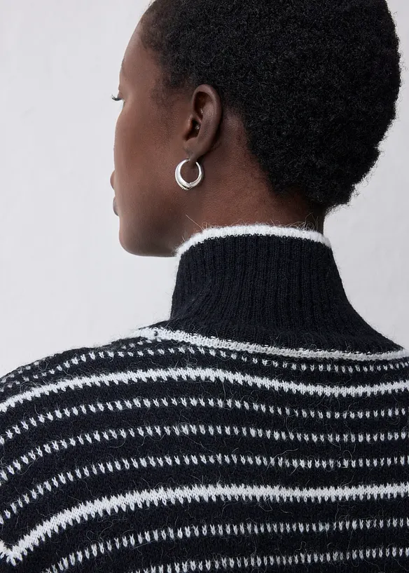 Maglione lungo in misto lana morbido, bonprix