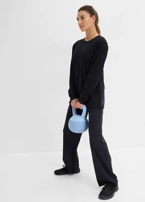 Maglia per sport con cotone, asciugatura rapida, bonprix