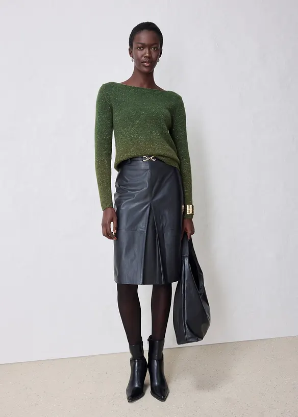 Maglione in misto alpaca morbido, bonprix