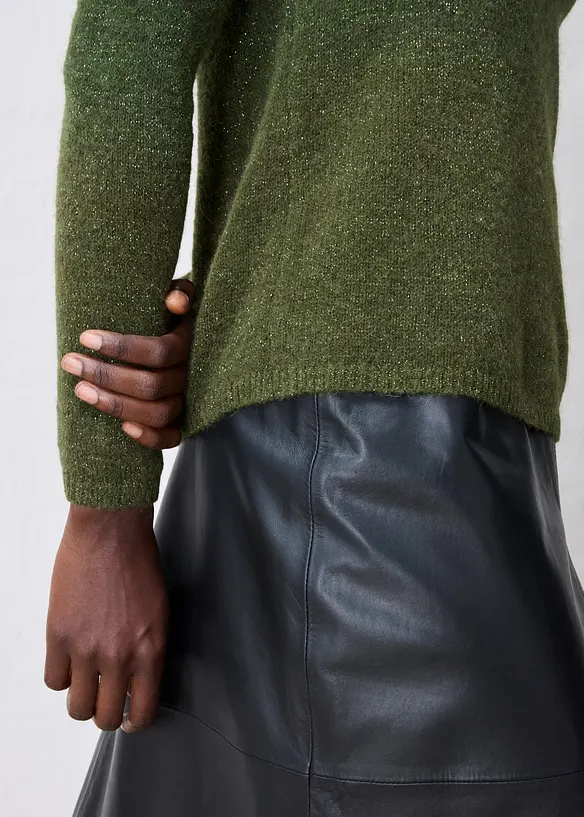 Maglione in misto alpaca morbido, bonprix