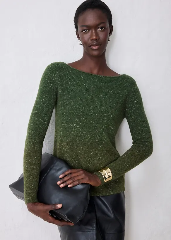 Maglione in misto alpaca morbido, bonprix