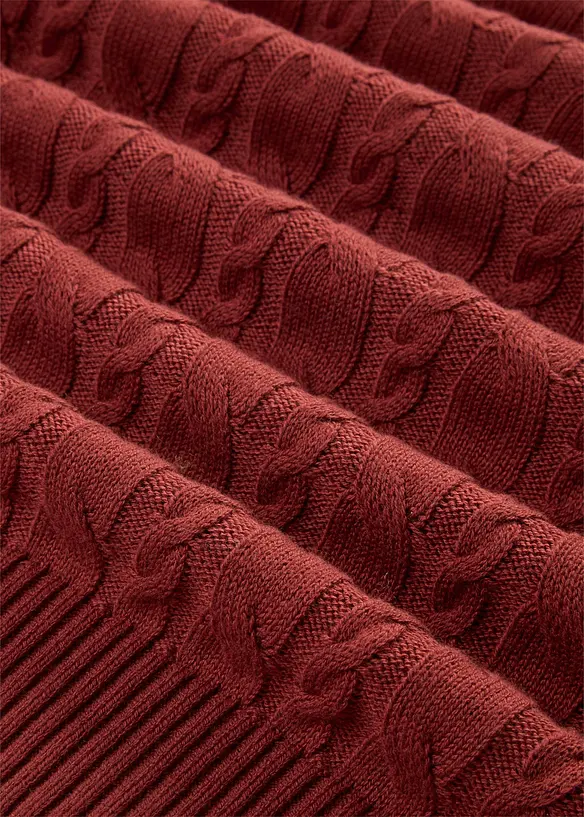 Maglione a collo alto in morbido misto lana, bonprix