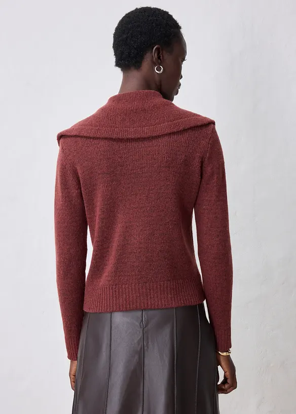 Maglione in misto lana morbido, bonprix