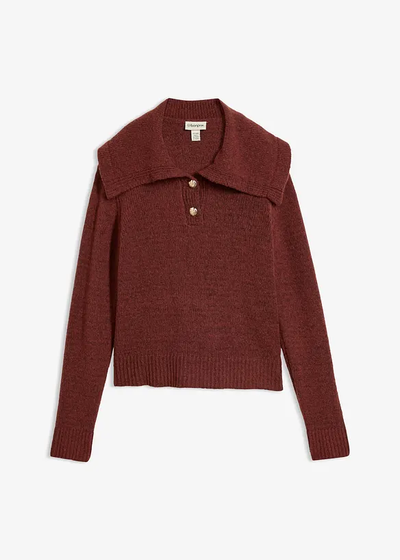 Maglione in misto lana morbido, bonprix