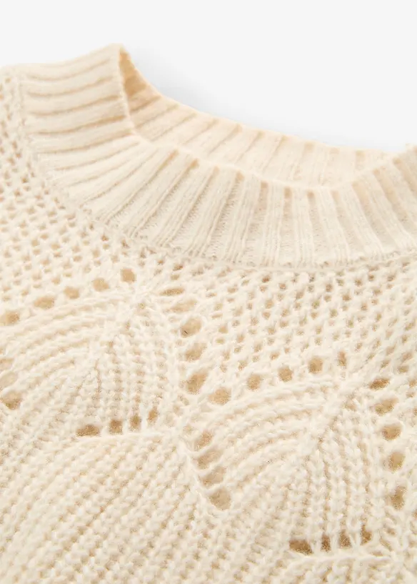 Maglione in misto lana morbido, bonprix