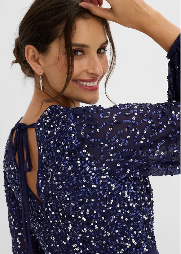 Tuta elegante con paillettes, bonprix