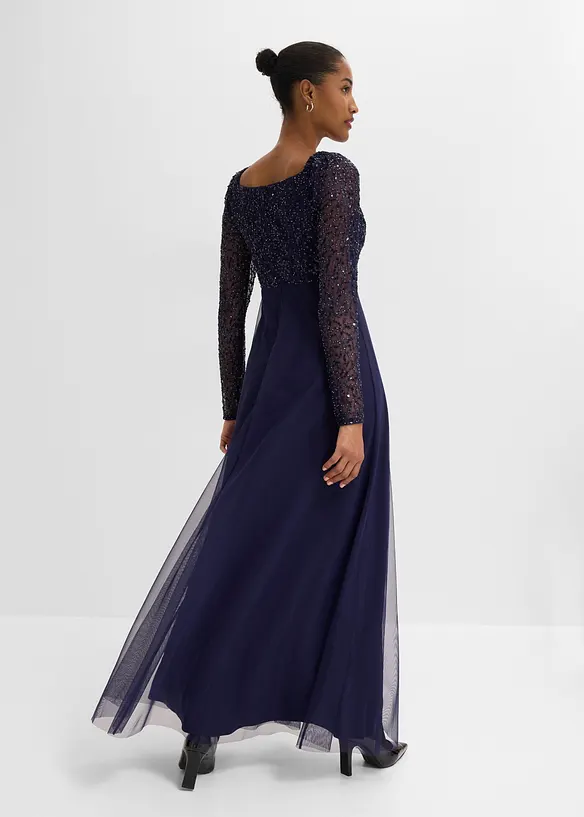 Abito da sera con ricami e paillettes, bonprix