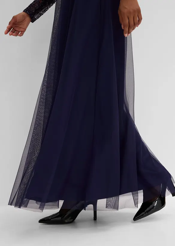 Abito da sera con ricami e paillettes, bonprix