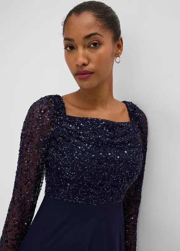 Abito da sera con ricami e paillettes, bonprix