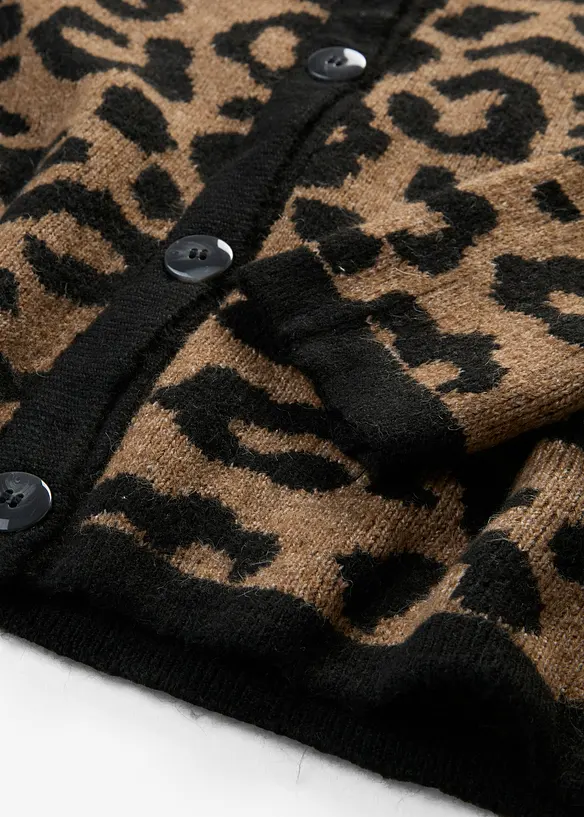 Cardigan con motivo jacquard, bonprix