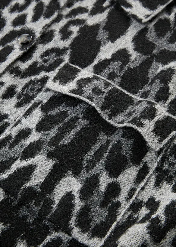 Cardigan con motivo jacquard, bonprix