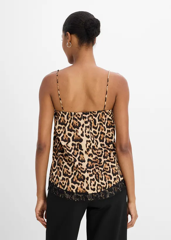 Top in satin fluido, bonprix