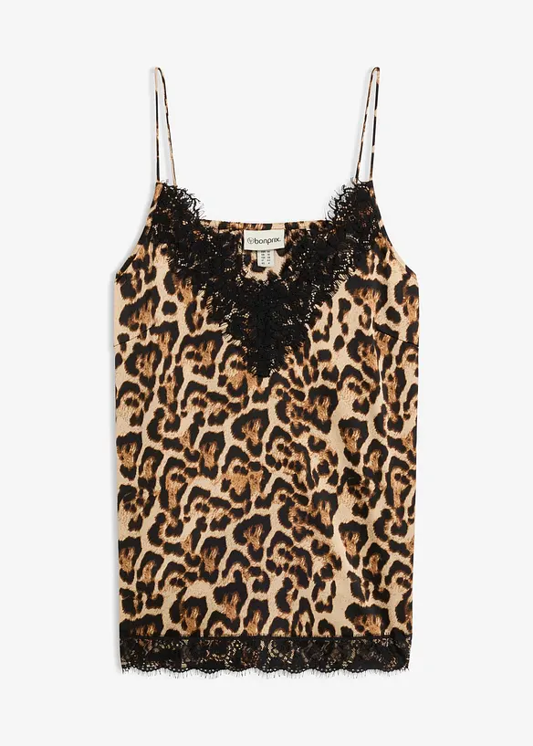 Top in satin fluido, bonprix