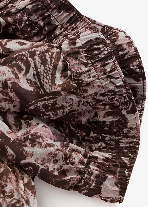 Gonna in chiffon effetto stropicciato, bonprix