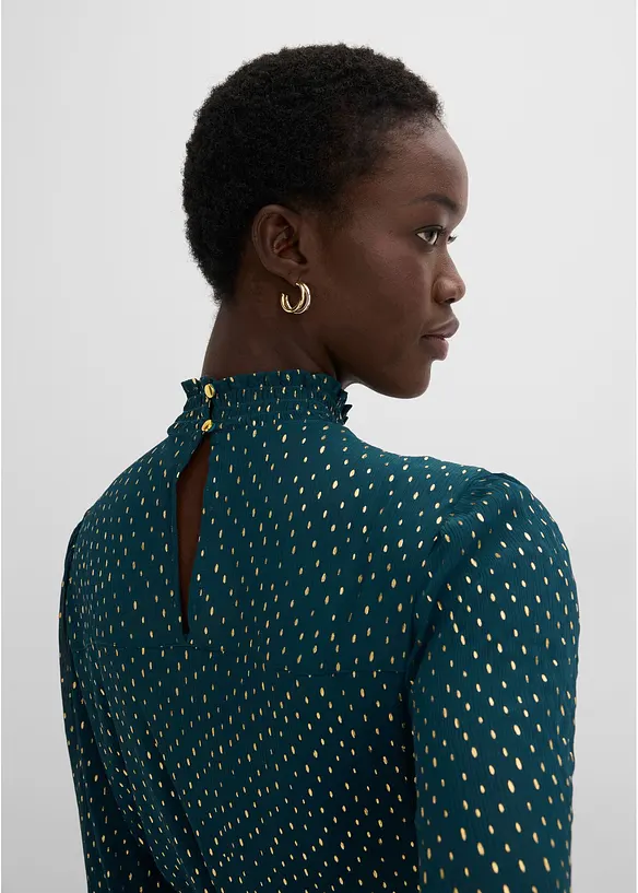 Abito in chiffon con cintura elegante, bonprix