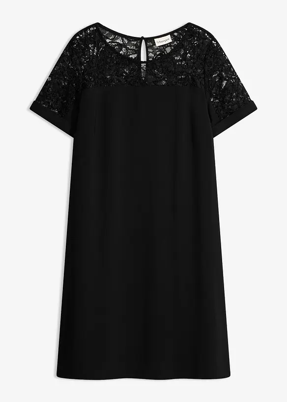 Miniabito con inserto in pizzo, bonprix