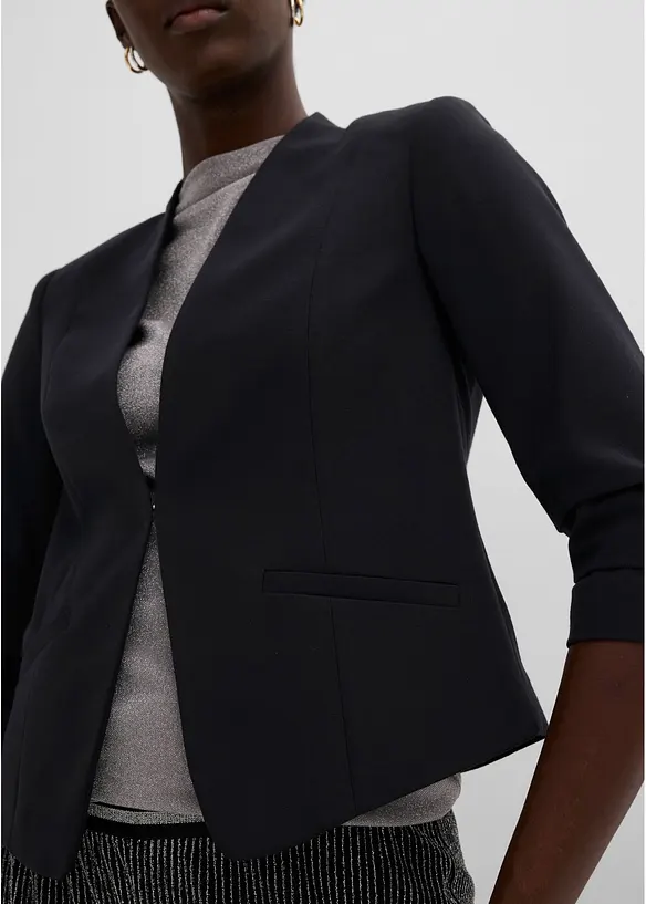 Blazer con maniche a 3/4 arricciate, bonprix