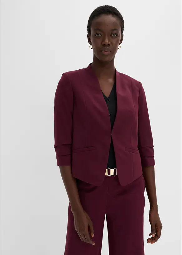 Blazer con maniche a 3/4 arricciate, bonprix