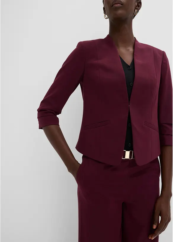 Blazer con maniche a 3/4 arricciate, bonprix