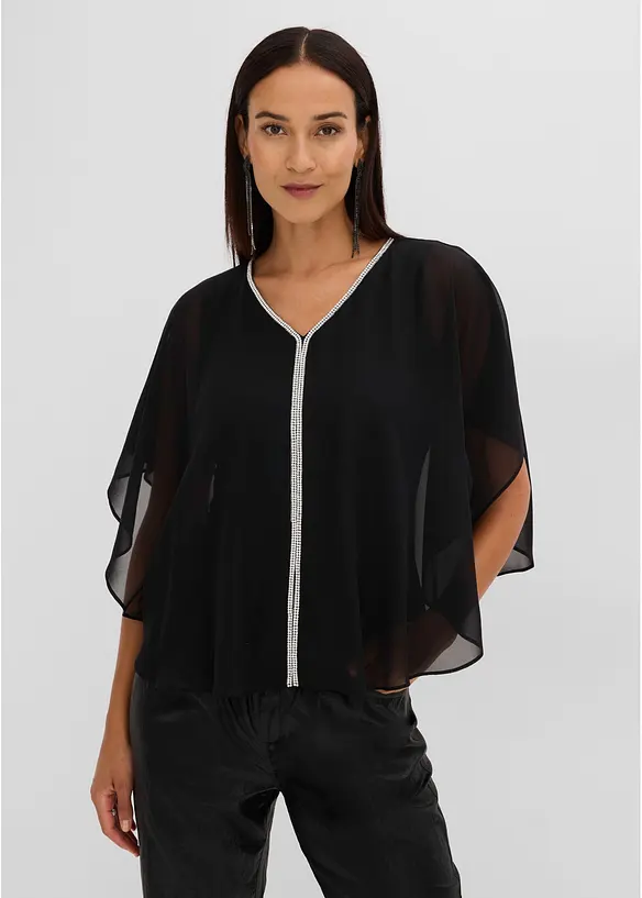 Tunica con applicazione di strass, bonprix