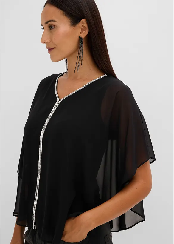 Tunica con applicazione di strass, bonprix