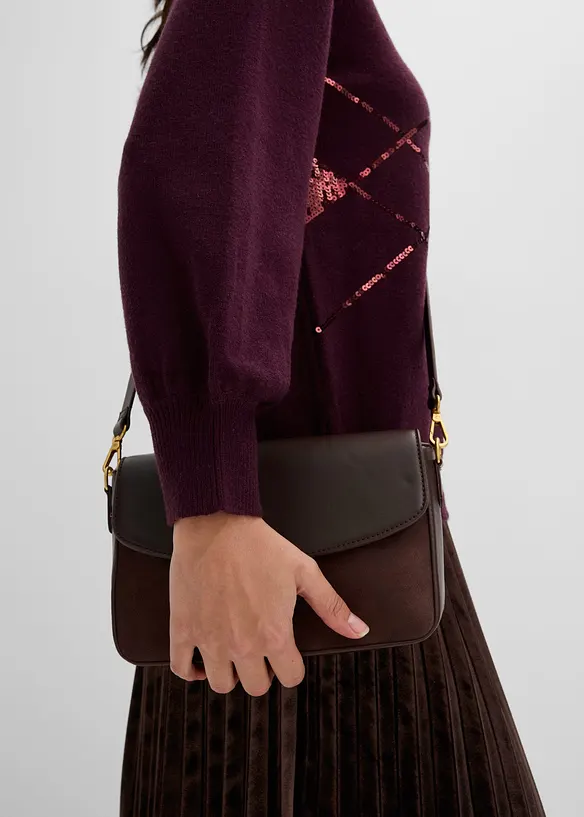 Maglione con paillettes, bonprix