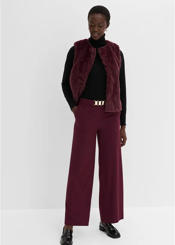 Pantaloni da completo con vita decorata, bonprix
