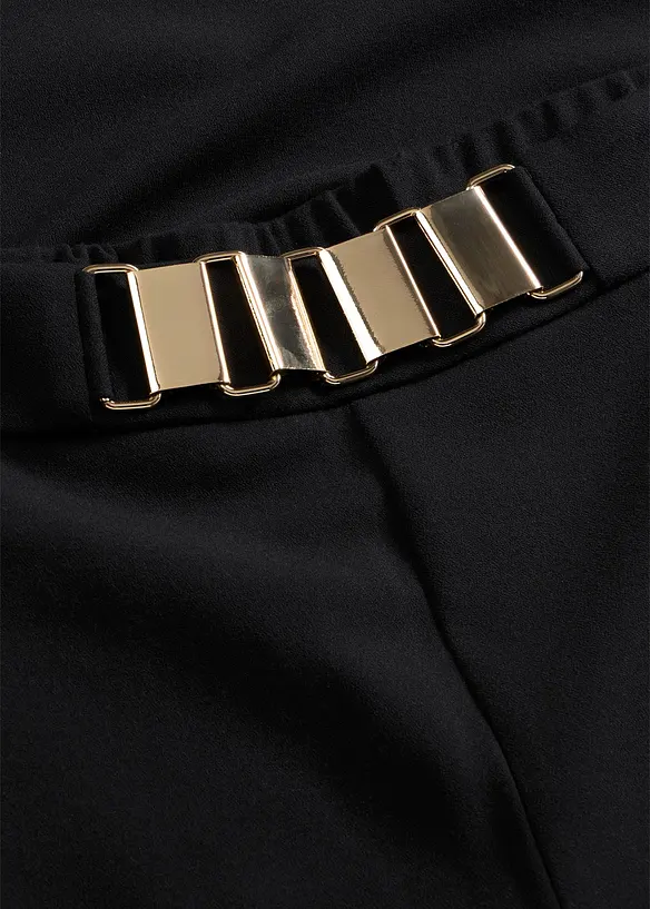 Pantaloni da completo con vita decorata, bonprix