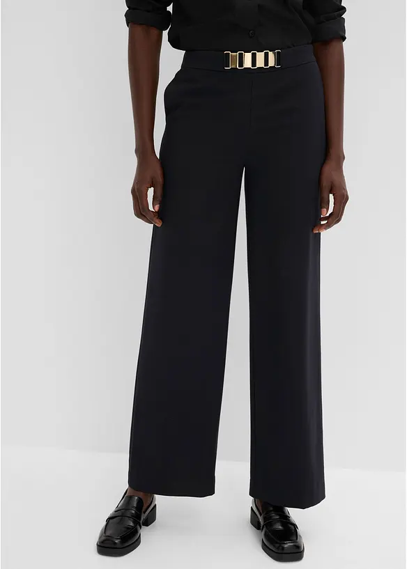 Pantaloni da completo con vita decorata, bonprix