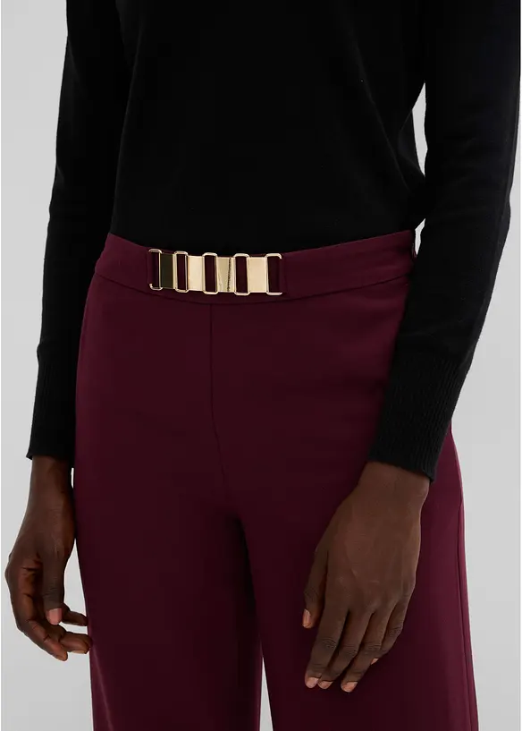 Pantaloni da completo con vita decorata, bonprix