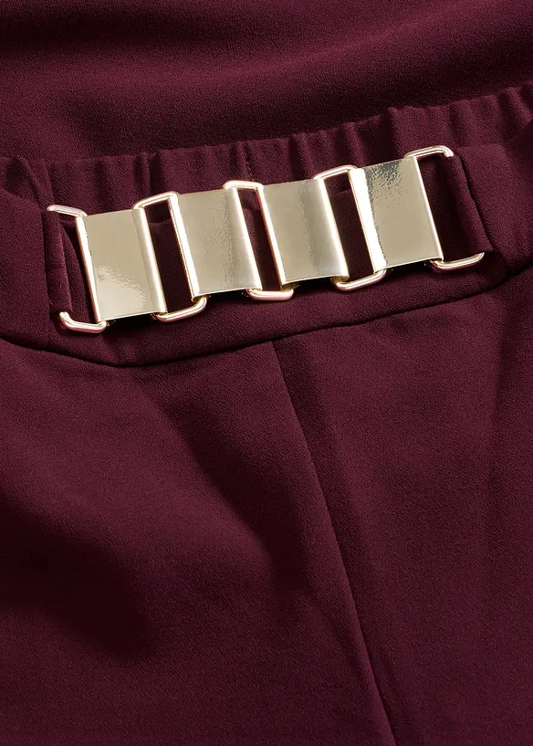 Pantaloni da completo con vita decorata, bonprix