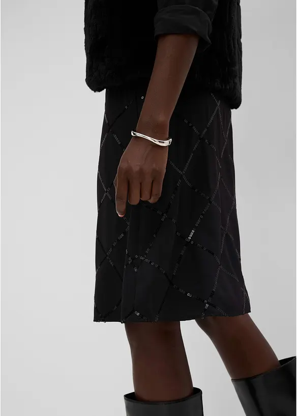 Gonna con paillettes, bonprix