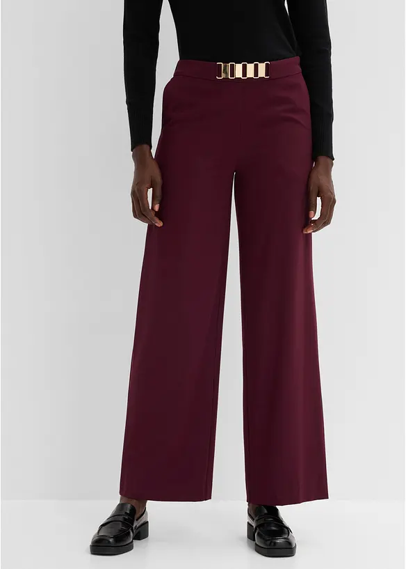 Pantaloni da completo con vita decorata, bonprix