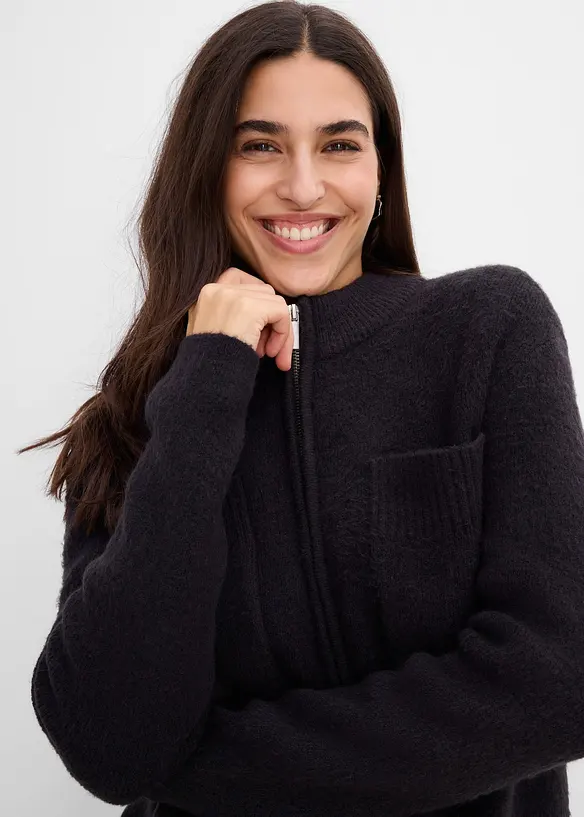 Cardigan in filato fine, bonprix