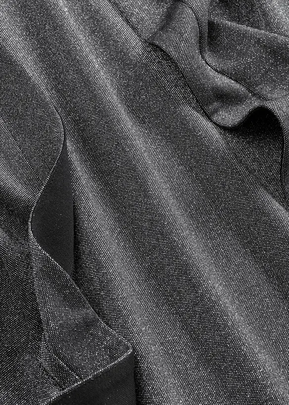 Maglia glitterata effetto 2 in 1 e pantaloni (set 2 pezzi), bonprix