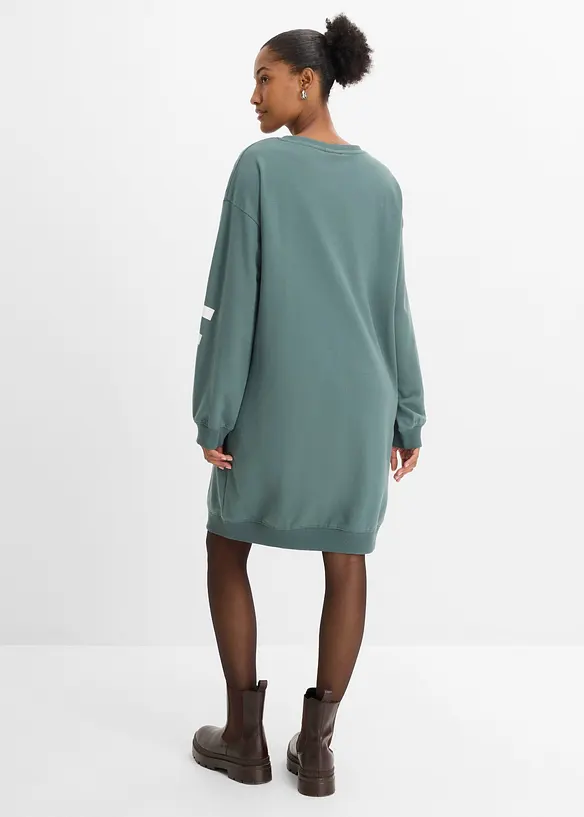 Abito in felpa di misto cotone morbido, bonprix