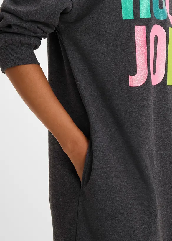 Abito oversize in felpa, bonprix