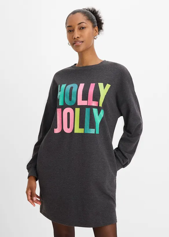 Abito oversize in felpa, bonprix
