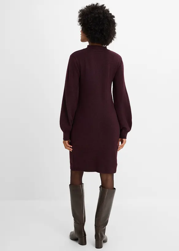 Abito in maglia con paillettes, bonprix