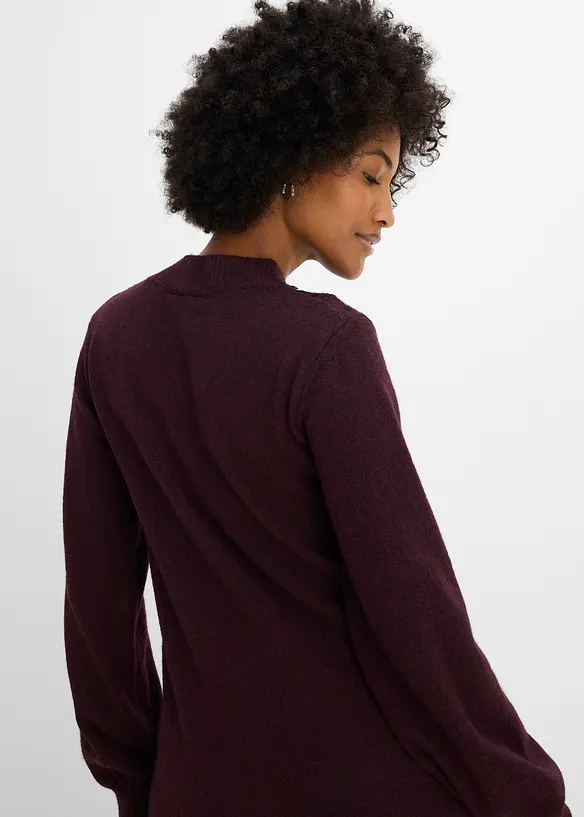 Abito in maglia con paillettes, bonprix
