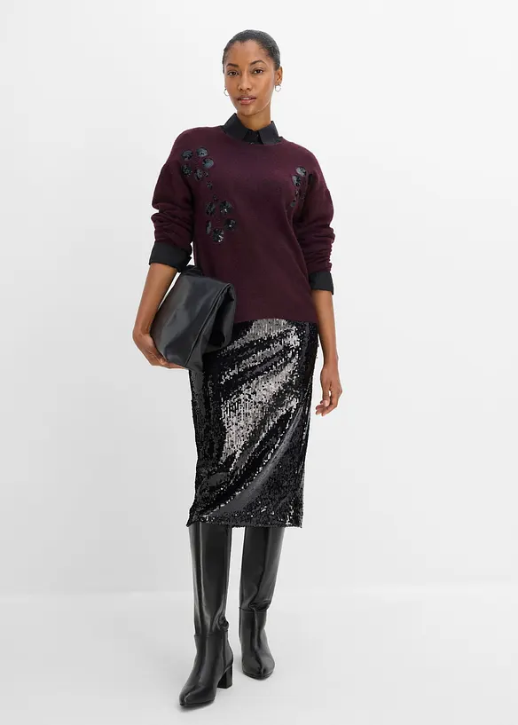 Maglione in filato fine, bonprix