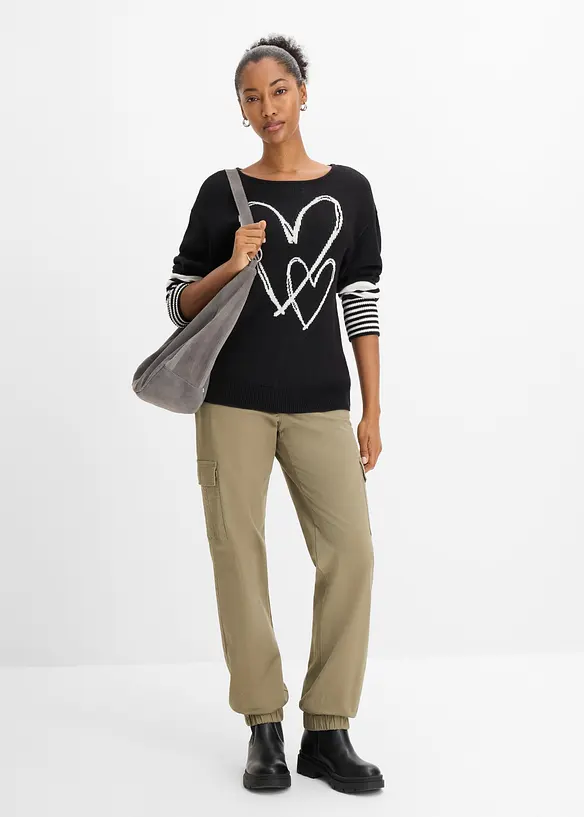 Maglione jacquard, bonprix