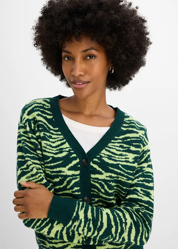 Cardigan jacquard, bonprix