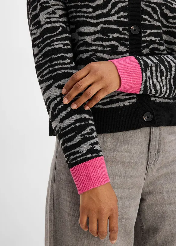 Cardigan jacquard, bonprix