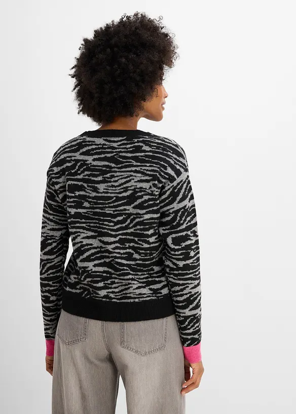 Cardigan jacquard, bonprix