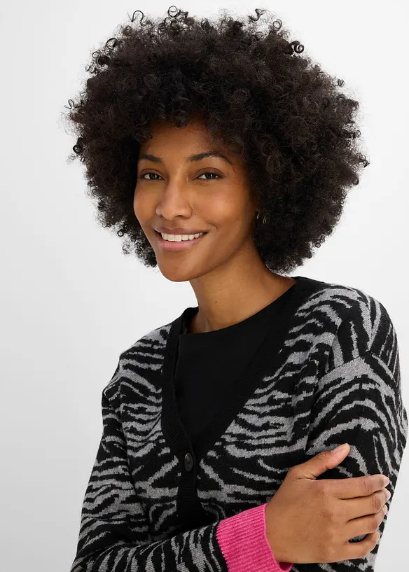 Cardigan jacquard, bonprix