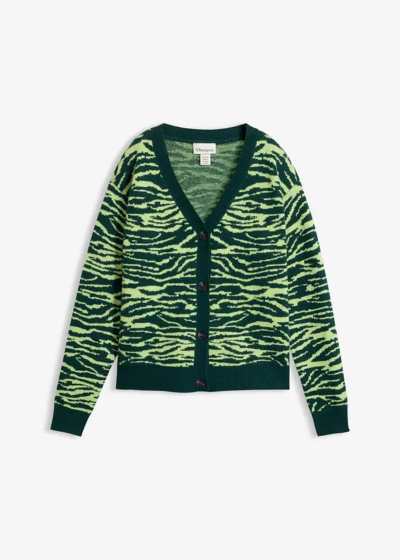 Cardigan jacquard, bonprix