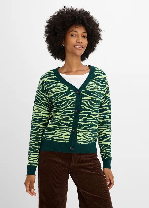 Cardigan jacquard, bonprix